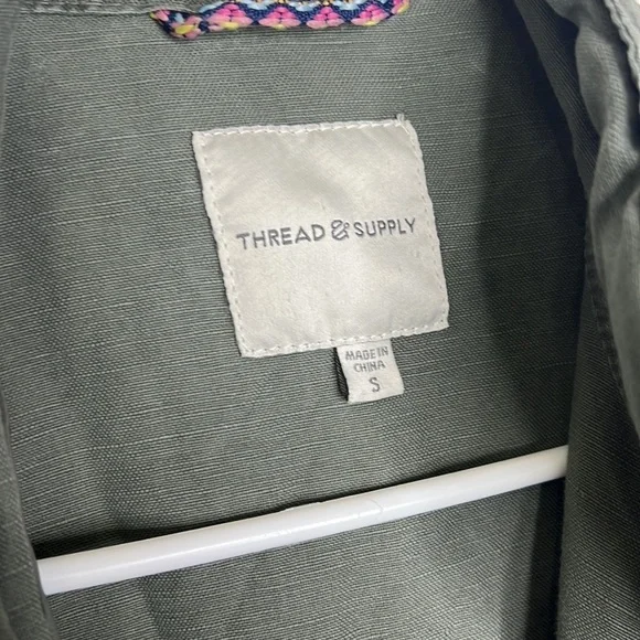 Thread & Supply Olive Utility Jacket - Picture 4 of 9